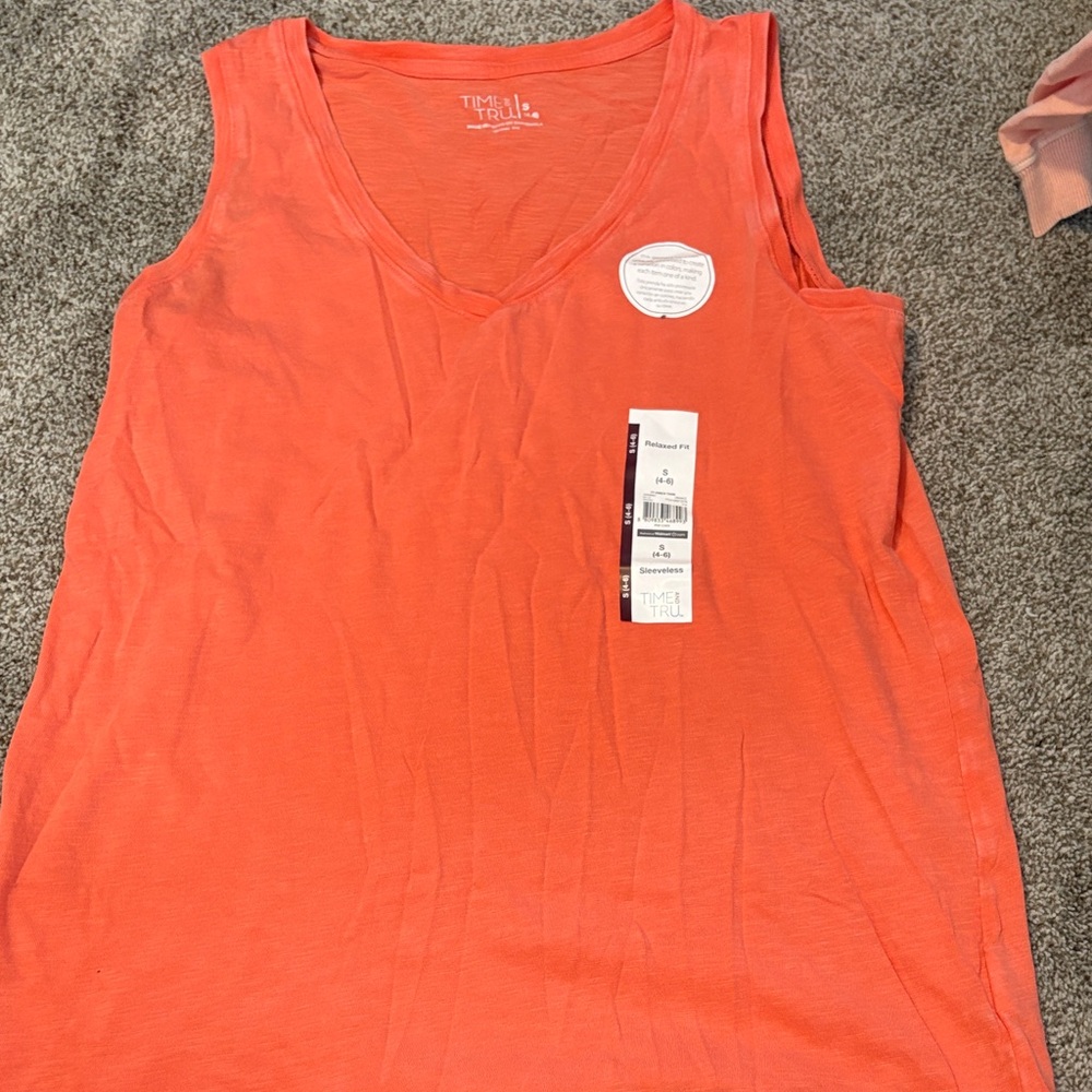 Terra & Sky Women's Vibrant Orange Tank Top
